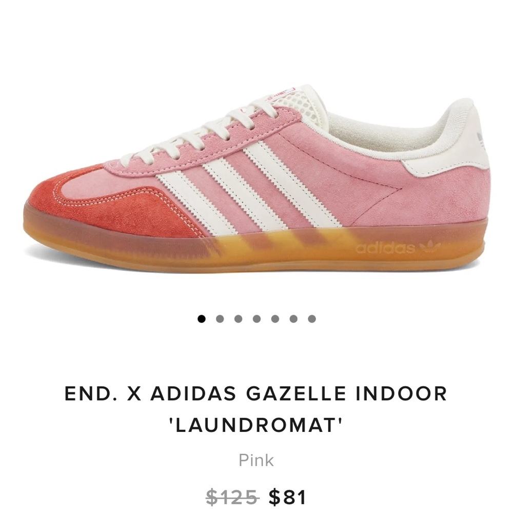 Adidas Gazelle Indoor Women's Shoes - Pink END. X Adidas Gazelle Laundromat